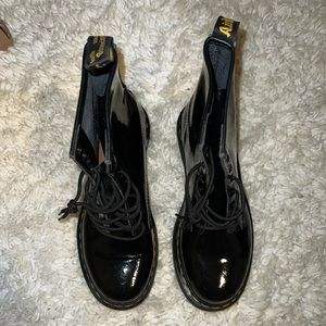 Dr.Martens 1460 Black Patent Leather Combat Boots